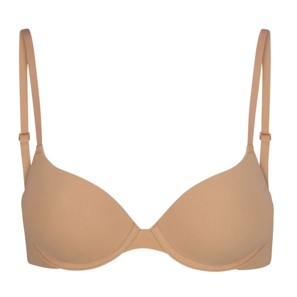Skims Fits Everybody Plunge Bra BR-UWR-1997 Ochre 34DDDD Underwire Tan